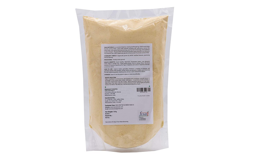 Taru Stone Ground Besan    Pack  500 grams
